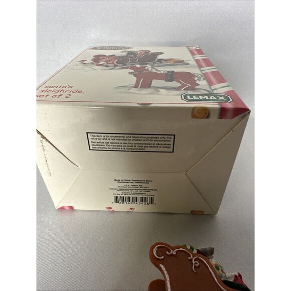 Lemax Multicolor Santa's Sleighride Christmas Village 2.28 in. - Picture 5 of 5